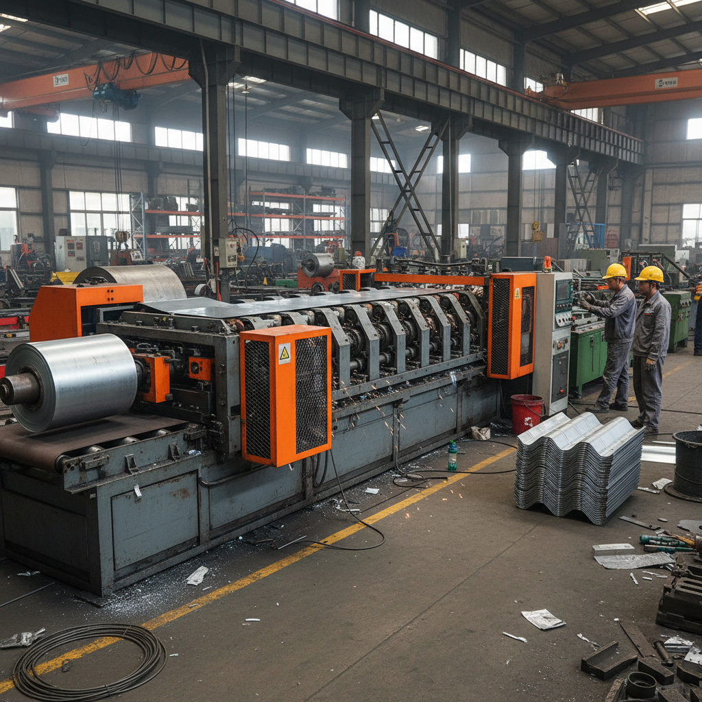 High Precision Ridge Cap Roll Forming Machine for Modern Roofing