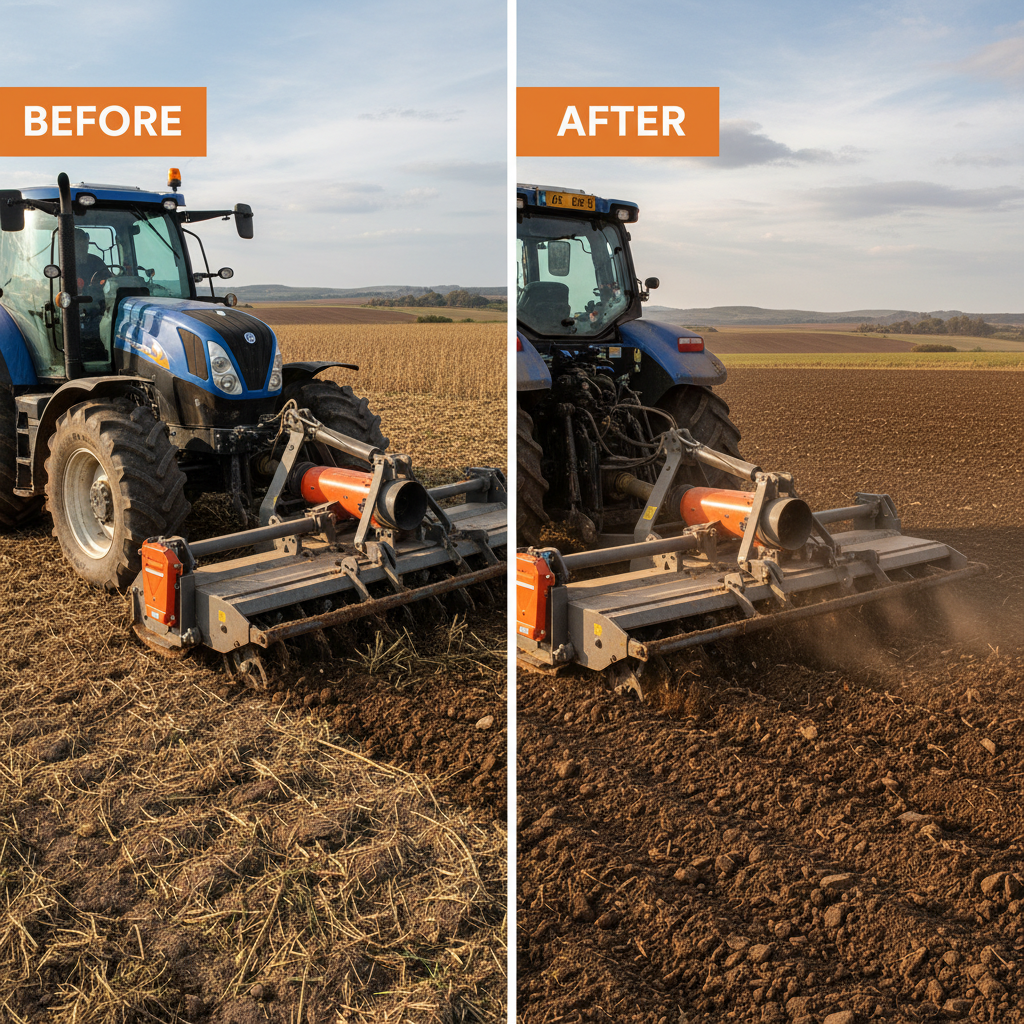 Professional Heavy Duty Tiller for Tractor for Soil Productivity