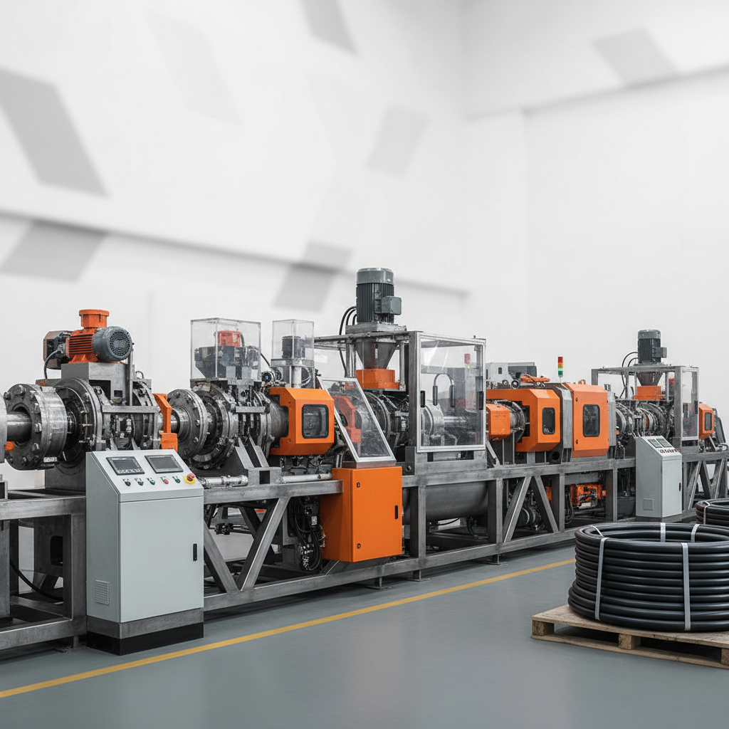 High Efficiency PE Extrusion Line Guide for Plastic Manufacturing