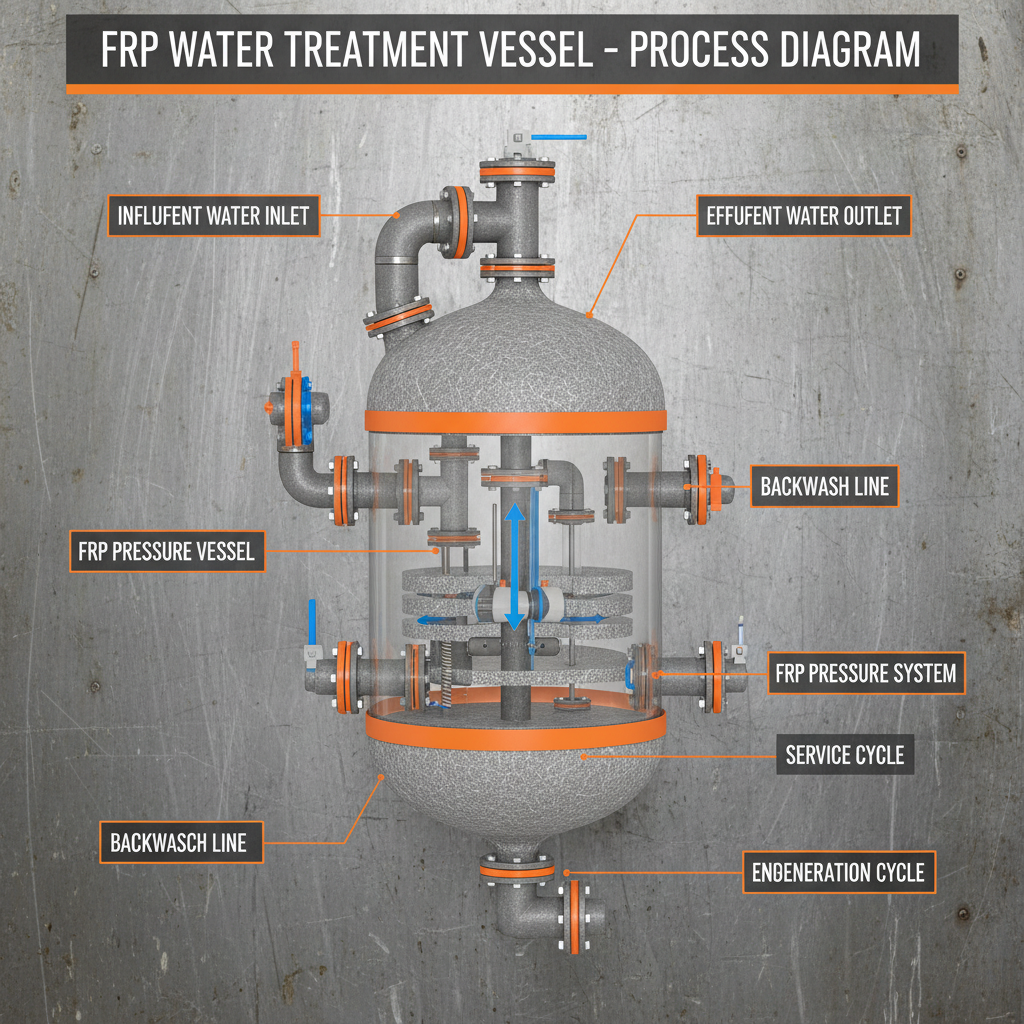 Durable FRP Vessel for Water Treatment and Industrial Filtration