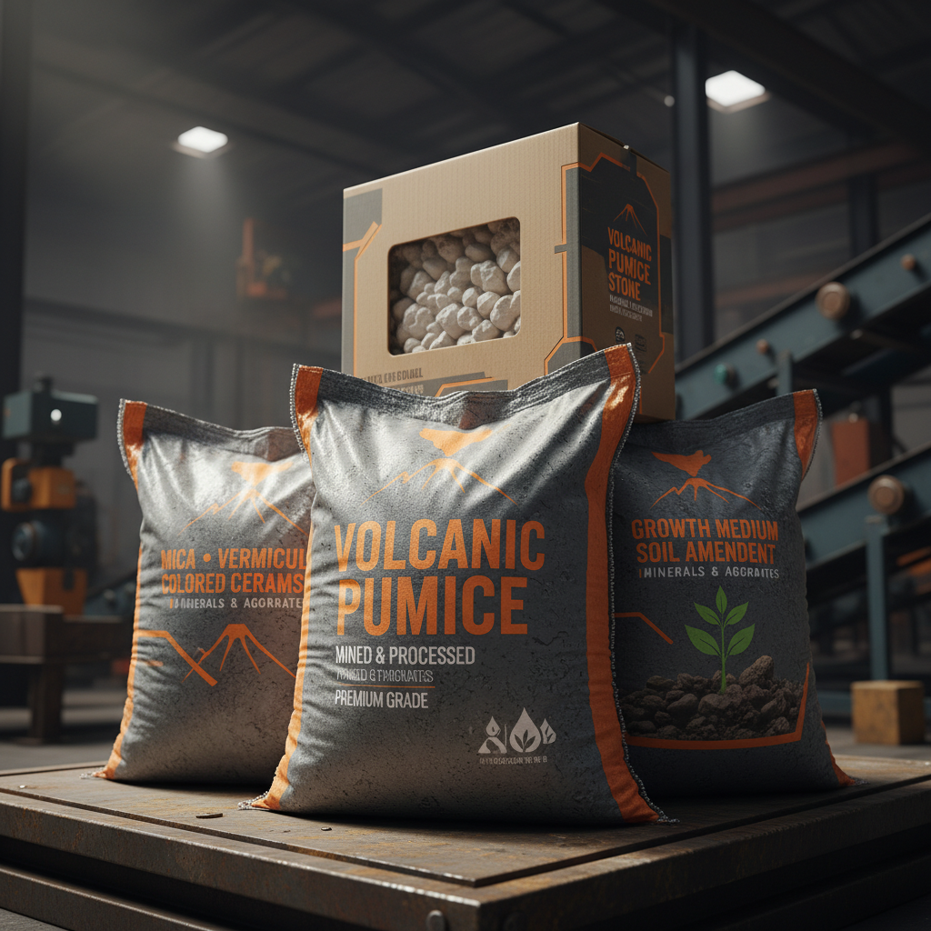 Properties and Industrial Uses of Pumice Stone from Volcano