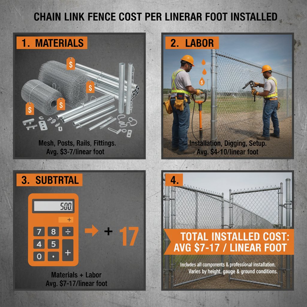 Guide to Chain Link Fence Cost Per Linear Foot Installed