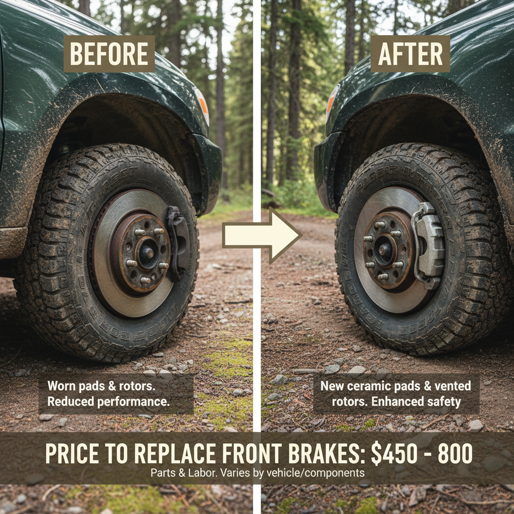 price to replace front brakes