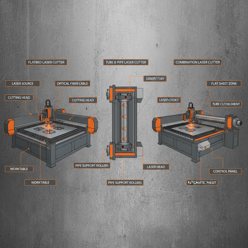 types of sheet metal laser cutting machine