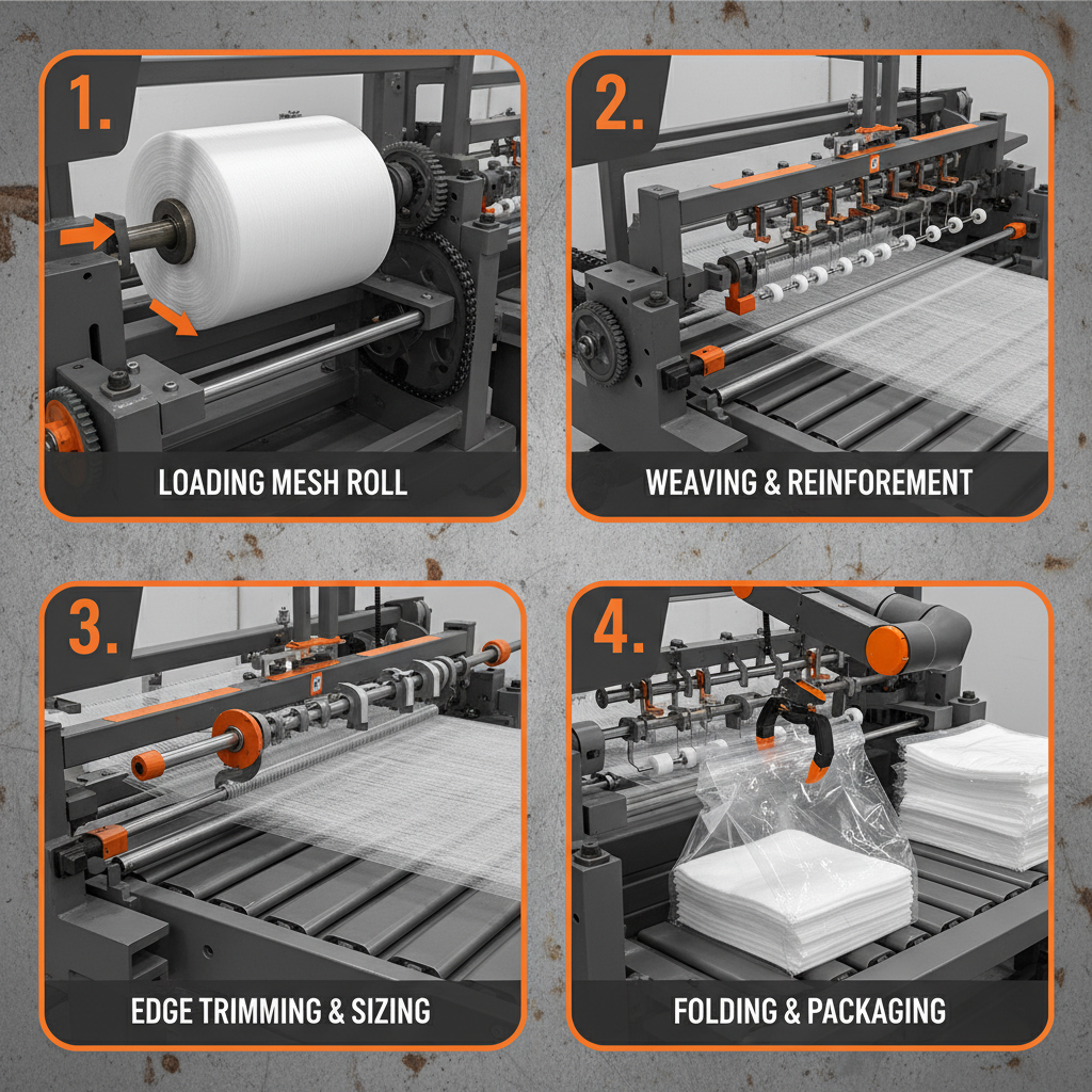 High Efficiency Industrial Mosquito Net Machine for Production