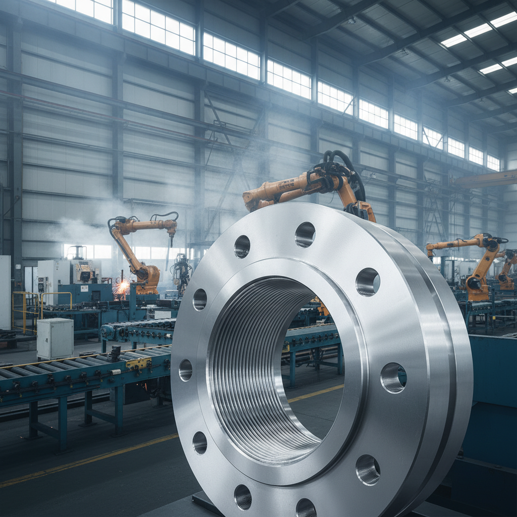 aluminum threaded flange