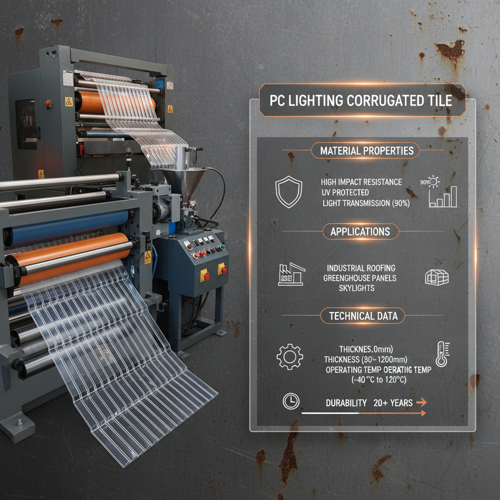 PC Lighting Corrugated Tile