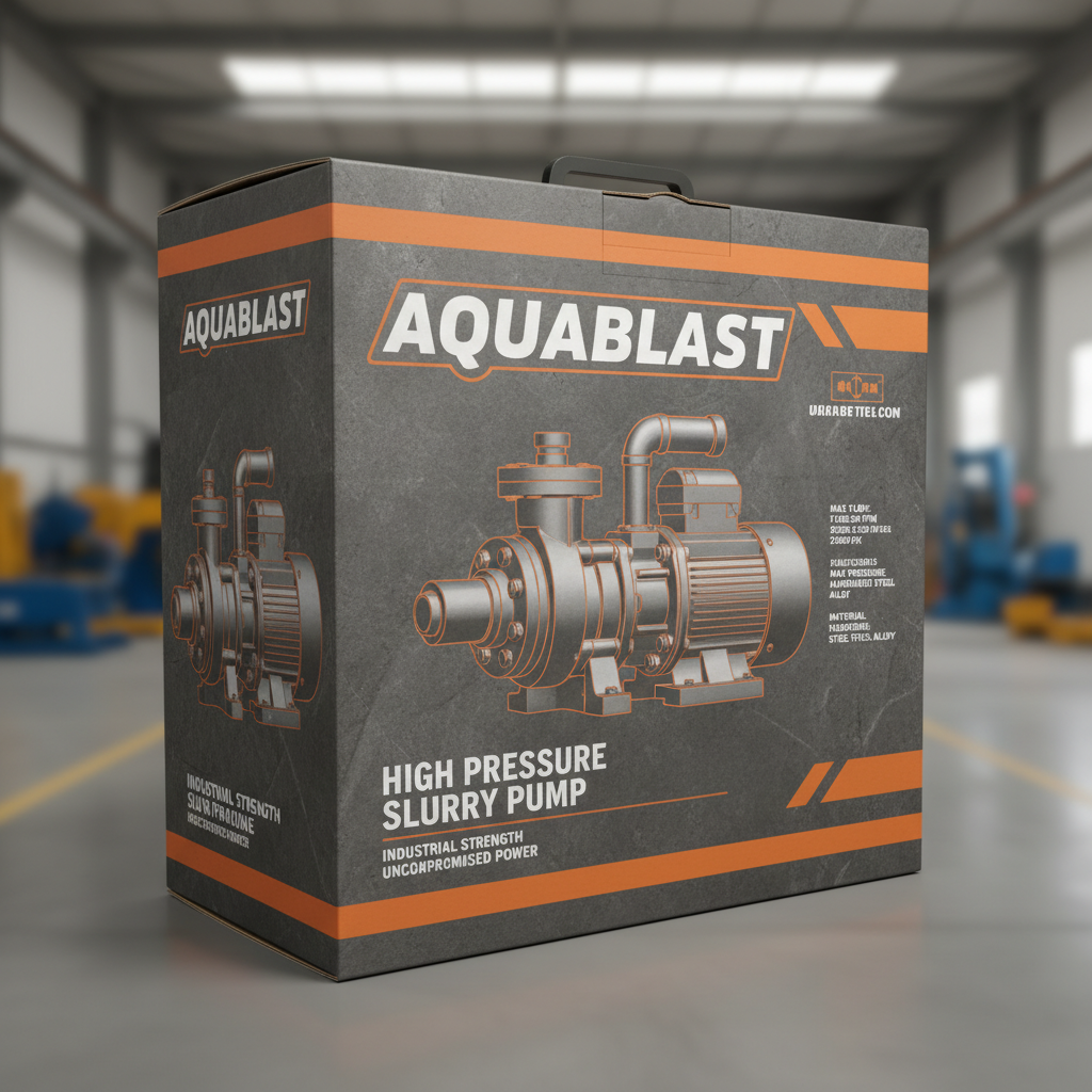 Efficient Industrial High Pressure Slurry Pump for Mining Operations