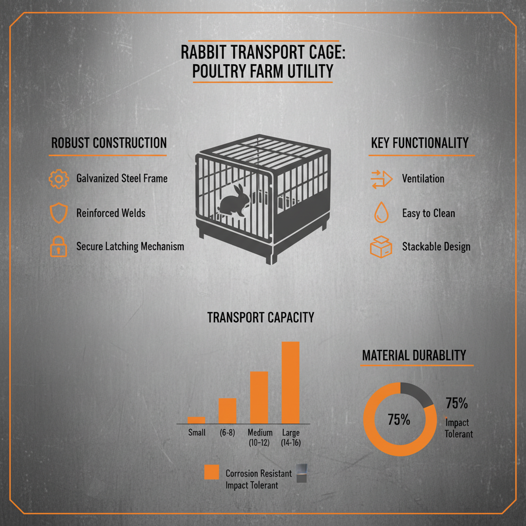 Professional Rabbit Transport Cage for Livestock Welfare and Efficiency