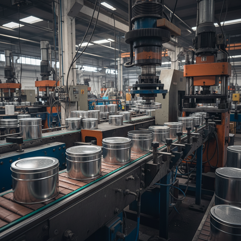 High Quality Round Cookie Tins with Lids for Food Packaging