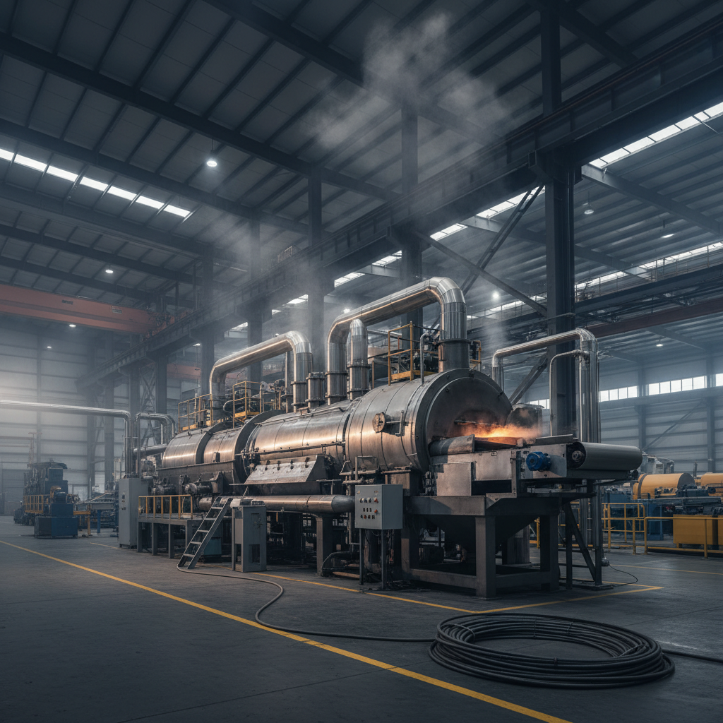 Industrial Steam Roaster for Efficient Oilseed Processing and Extraction
