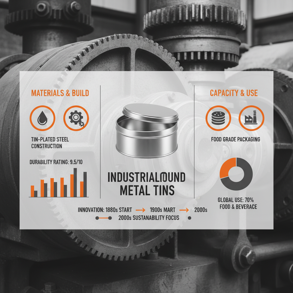 High Quality Round Cookie Tins with Lids for Food Packaging