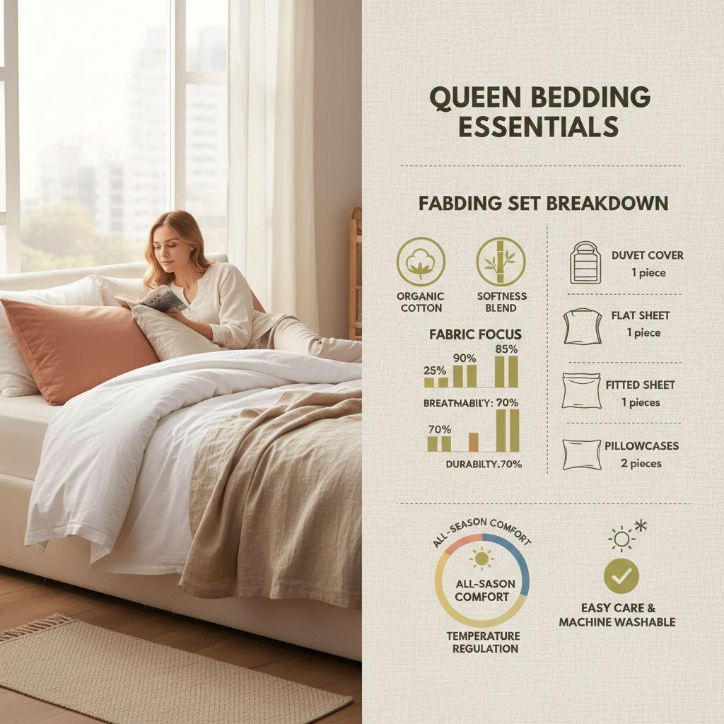 Premium bed covers queen size bedding set duvet for Better Sleep