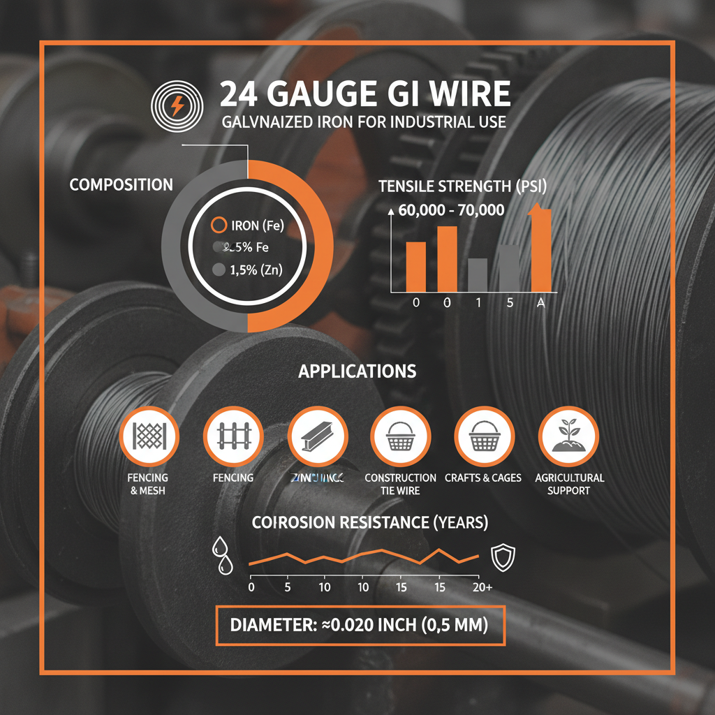Industrial Applications and Benefits of 24 gauge gi wire