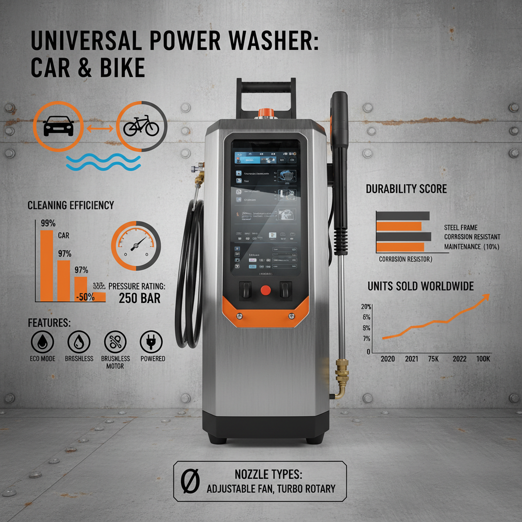 Professional Car and Bike Pressure Washer for Vehicle Maintenance