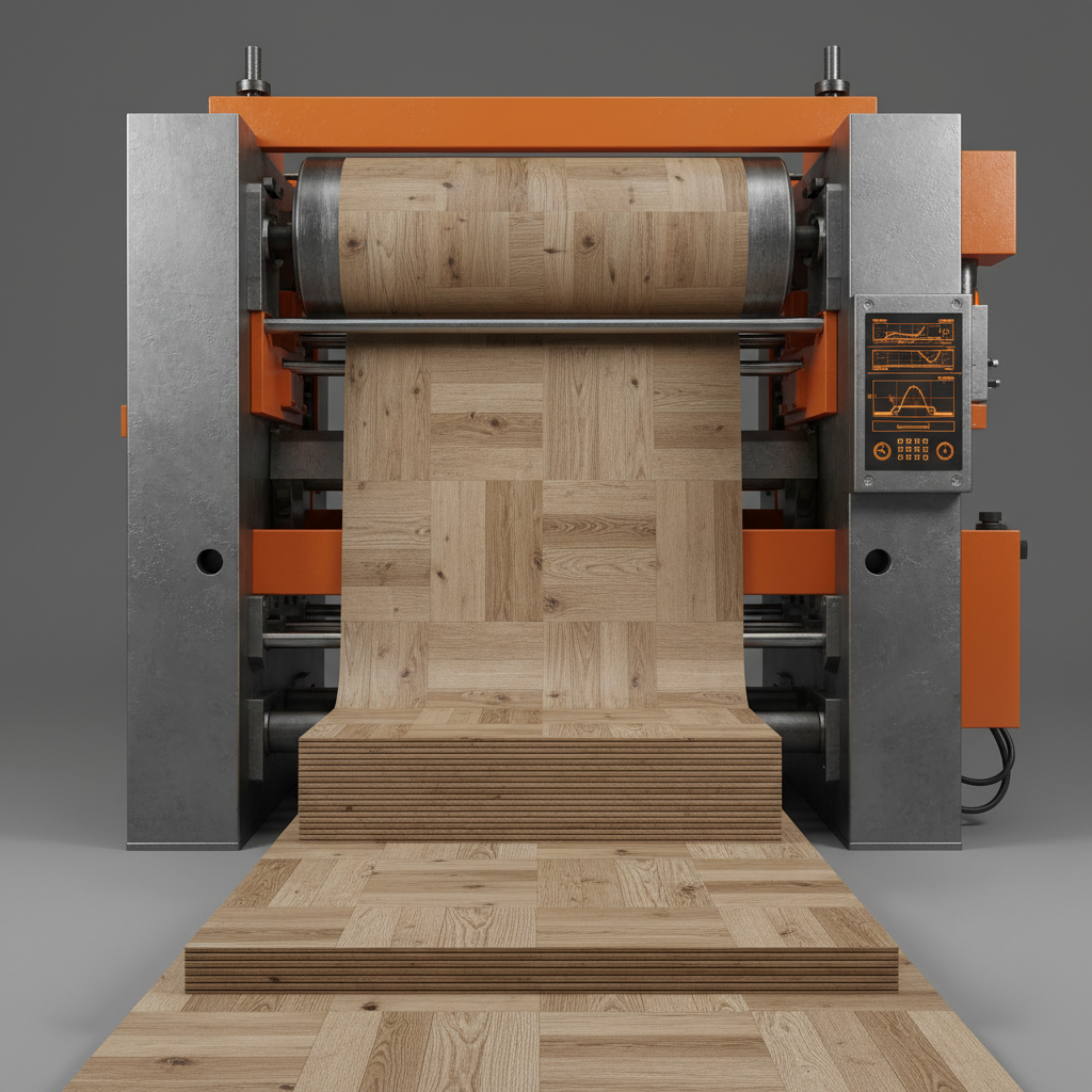 Durable and Luxury Parquet Effect Vinyl Flooring for Interior Design