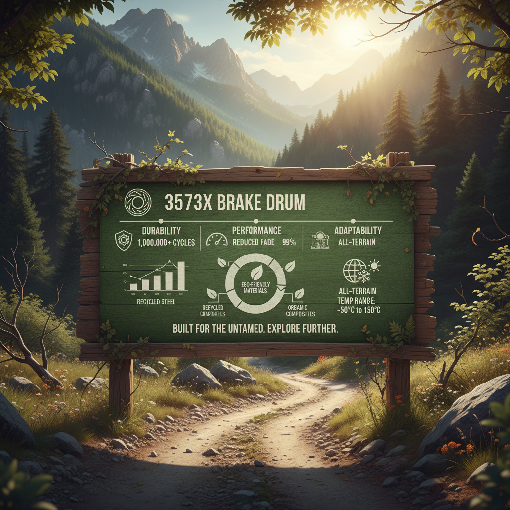 High Performance 3573x Brake Drum for Heavy Duty Machinery Safety