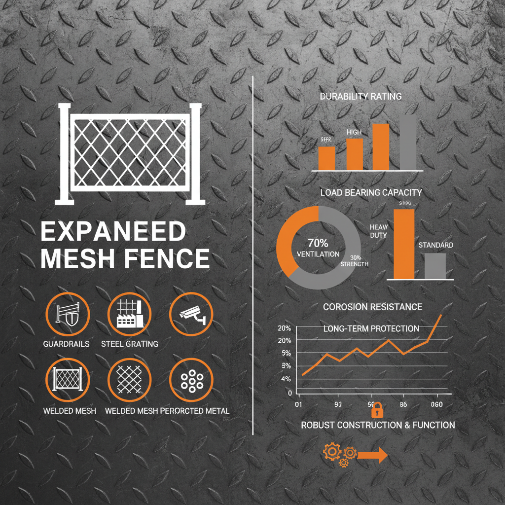 High Security Expanded Mesh Fence for Industrial Protection