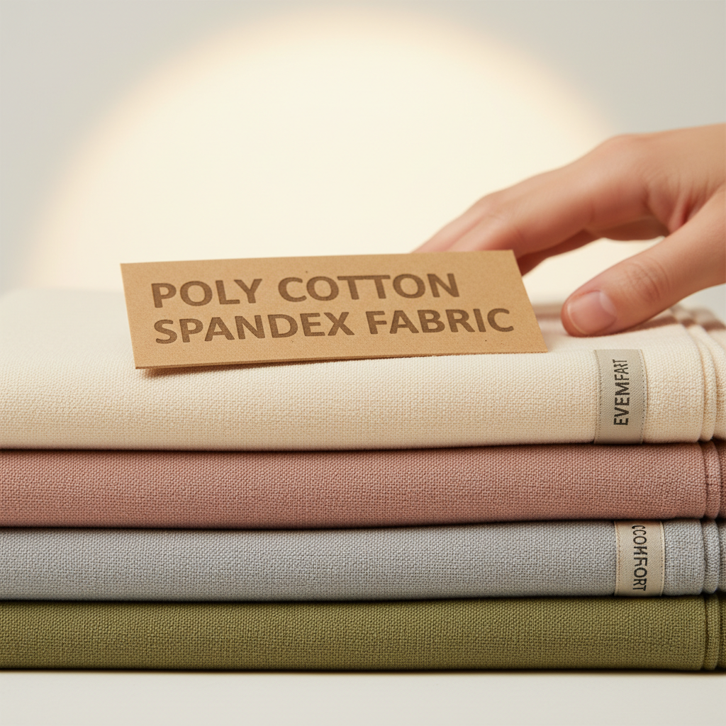 Benefits and Technical Guide of Poly Cotton Spandex Fabric