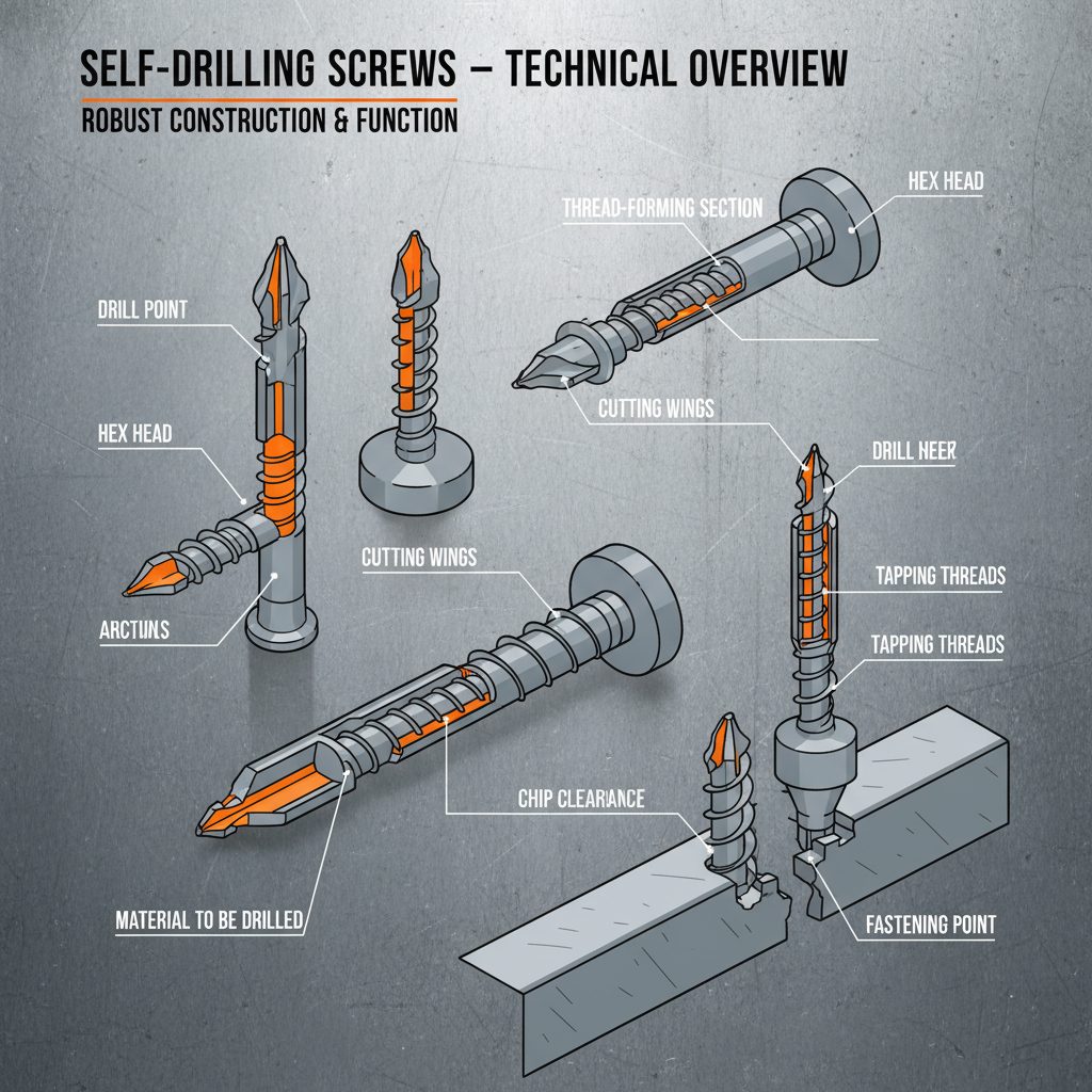 Industrial Applications and Benefits of High Performance self drive screws