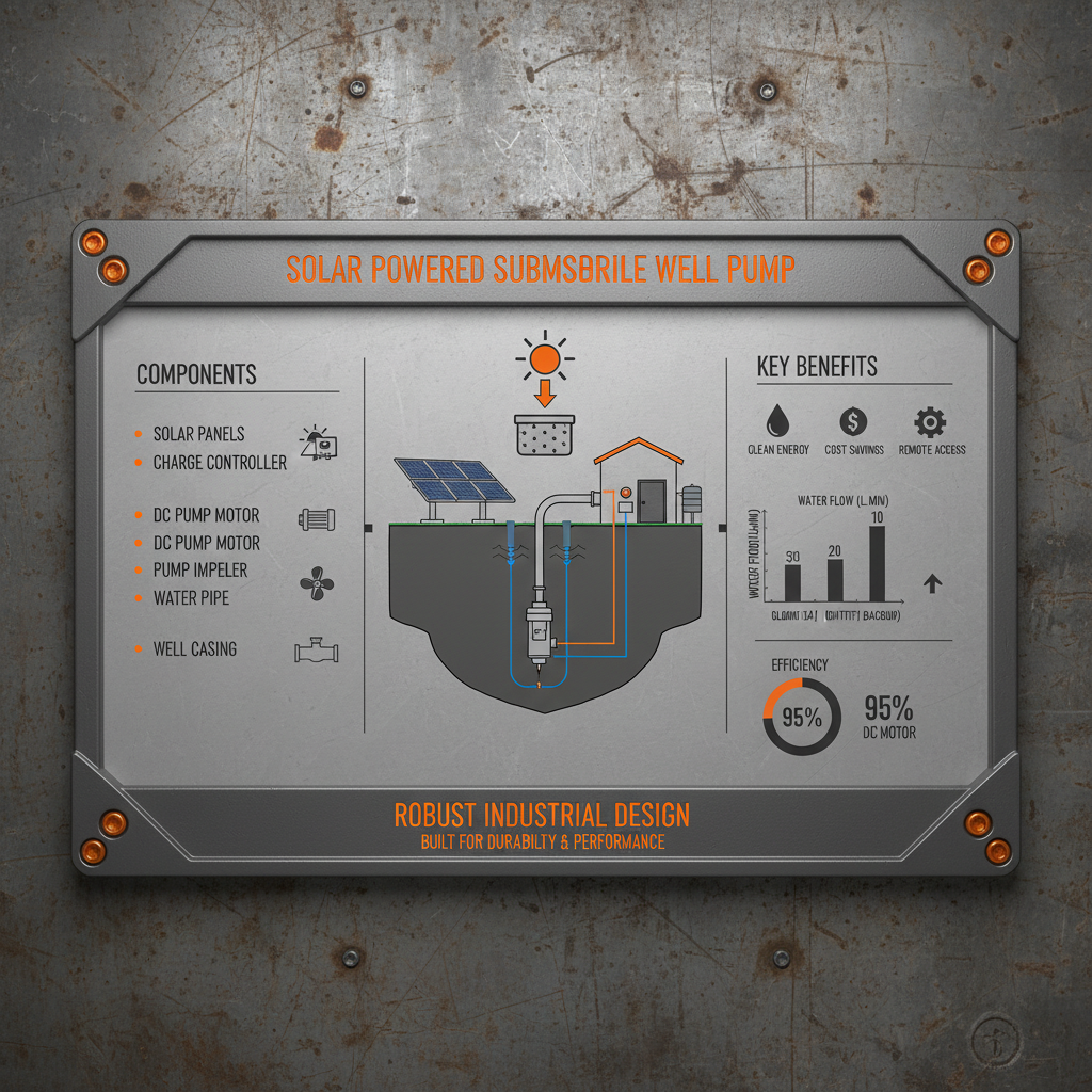 Efficient Solar Powered Submersible Well Pump for Sustainable Water