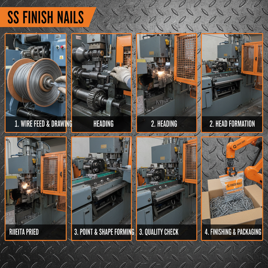 High Performance ss finish nails for Professional Woodworking