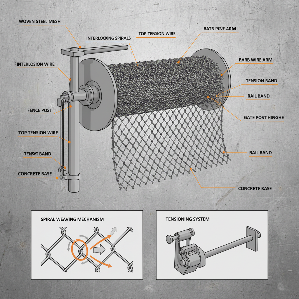 Industrial Chain Wire Fencing for Secure Perimeter Demarcation