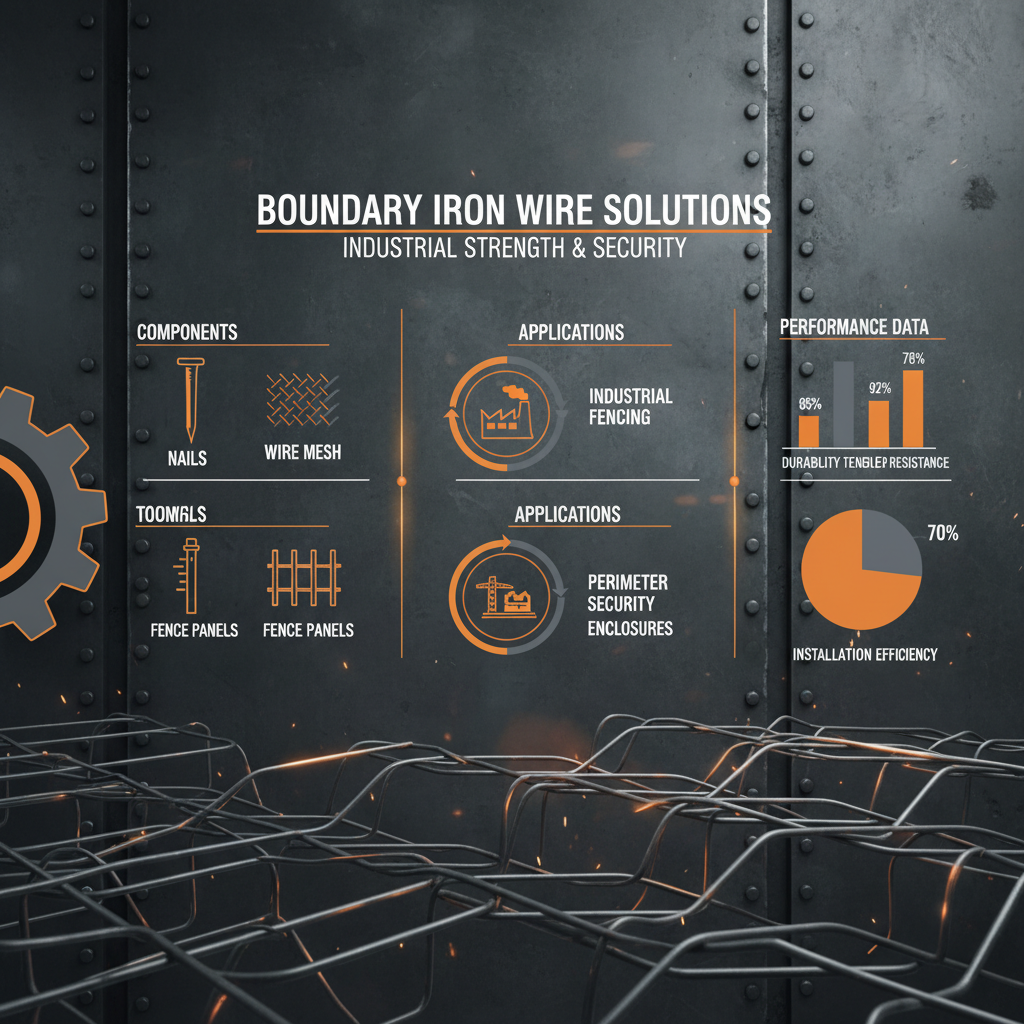 Professional High Quality Boundary Iron Wire for Industrial Security
