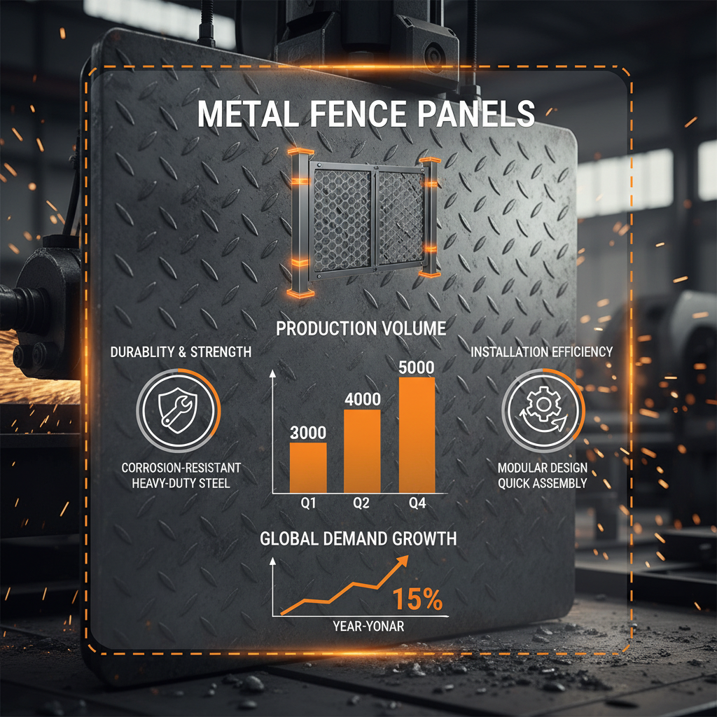High Quality Durable Metal Fence Panels for Modern Infrastructure