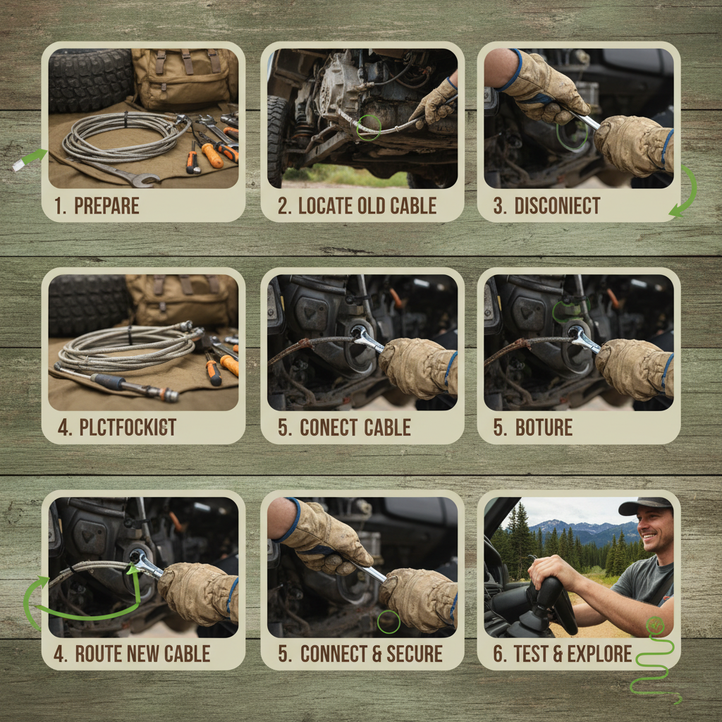 High Performance Gear Shift Cable for Automotive Transmission Systems