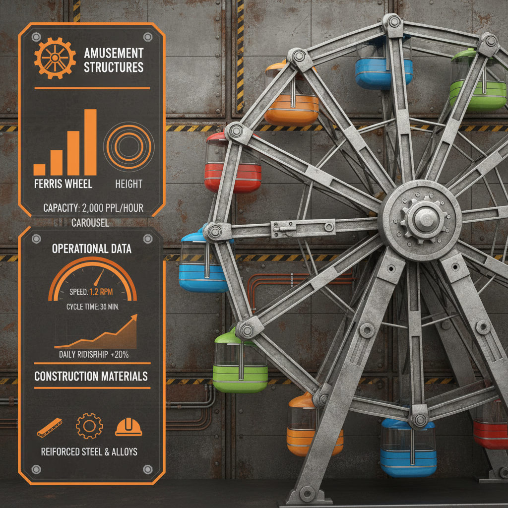 Design and Impact of a Modern Colorful Ferris Wheel in Cities
