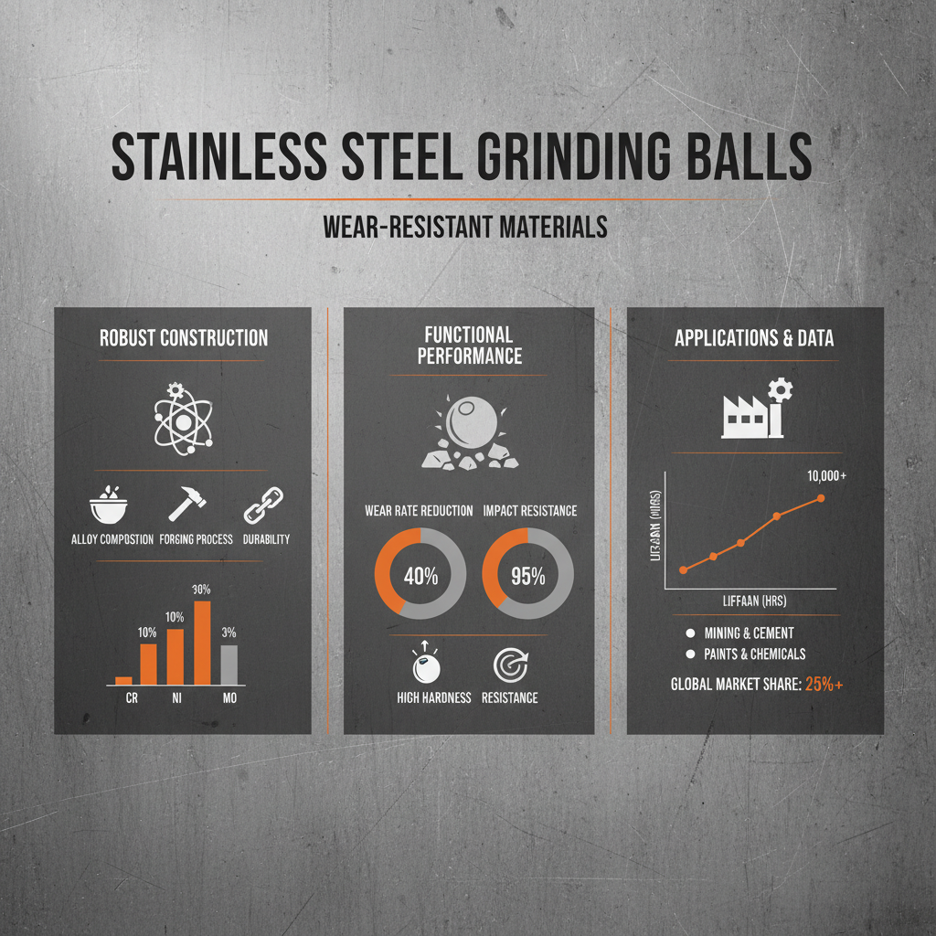 Industrial Efficiency with Premium stainless steel grinding balls