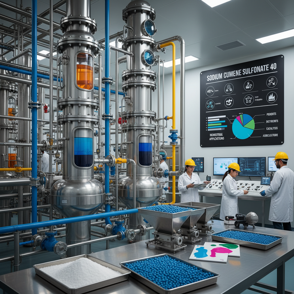 Industrial Applications and Benefits of sodium cumene sulfonate 40