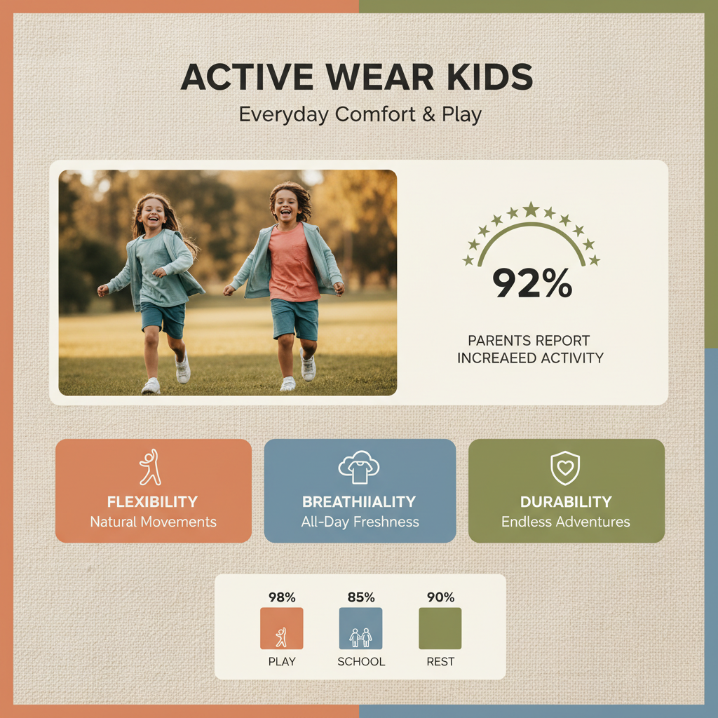 High Performance Active Wear Kids and Technical Material Innovations