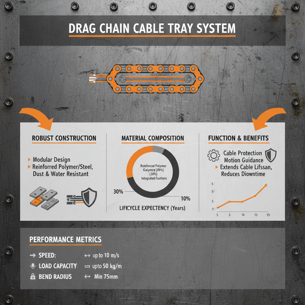 Industrial Drag Chain Cable Tray for Automation and Cable Management