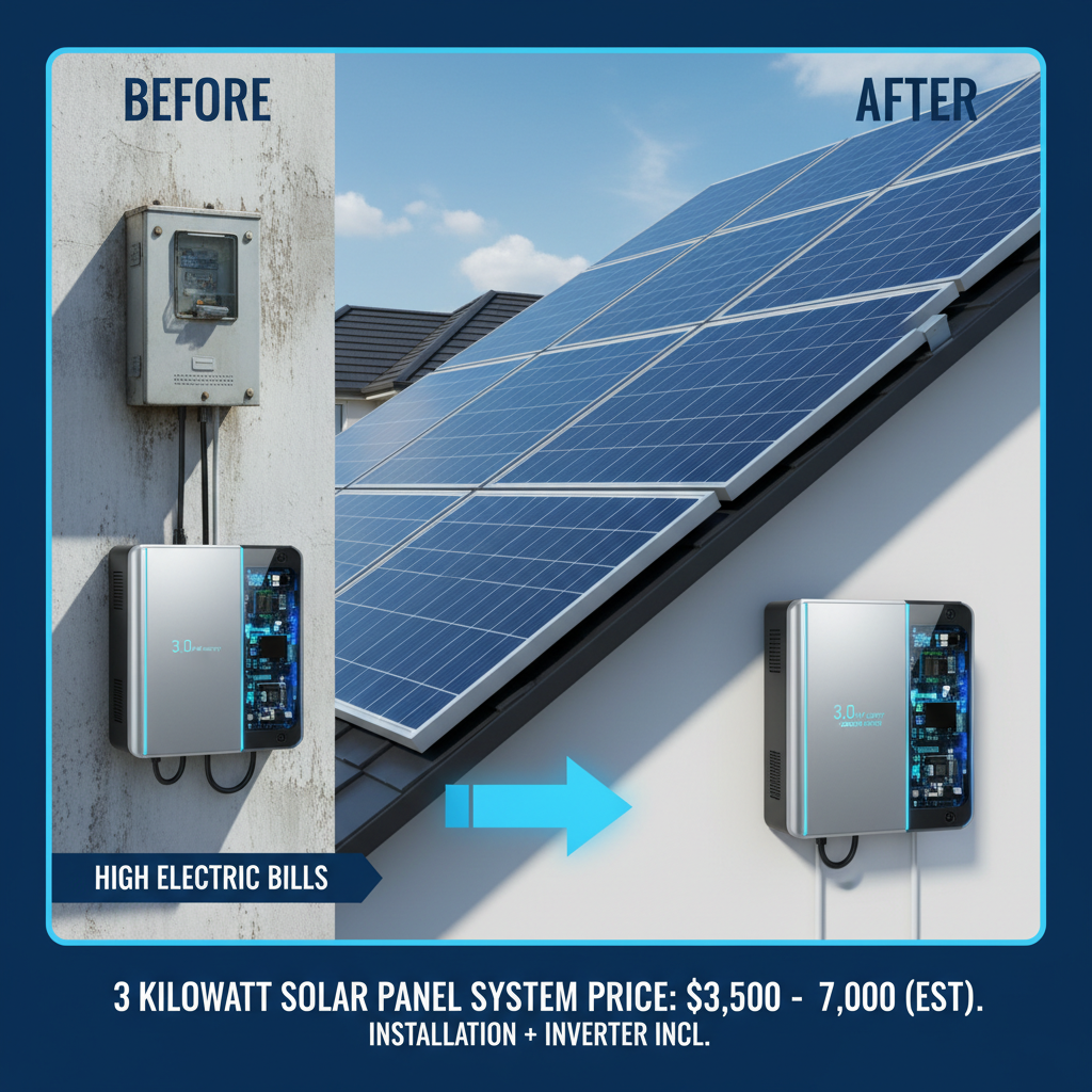 Comprehensive Guide to 3 kilowatt solar panel price and Costs