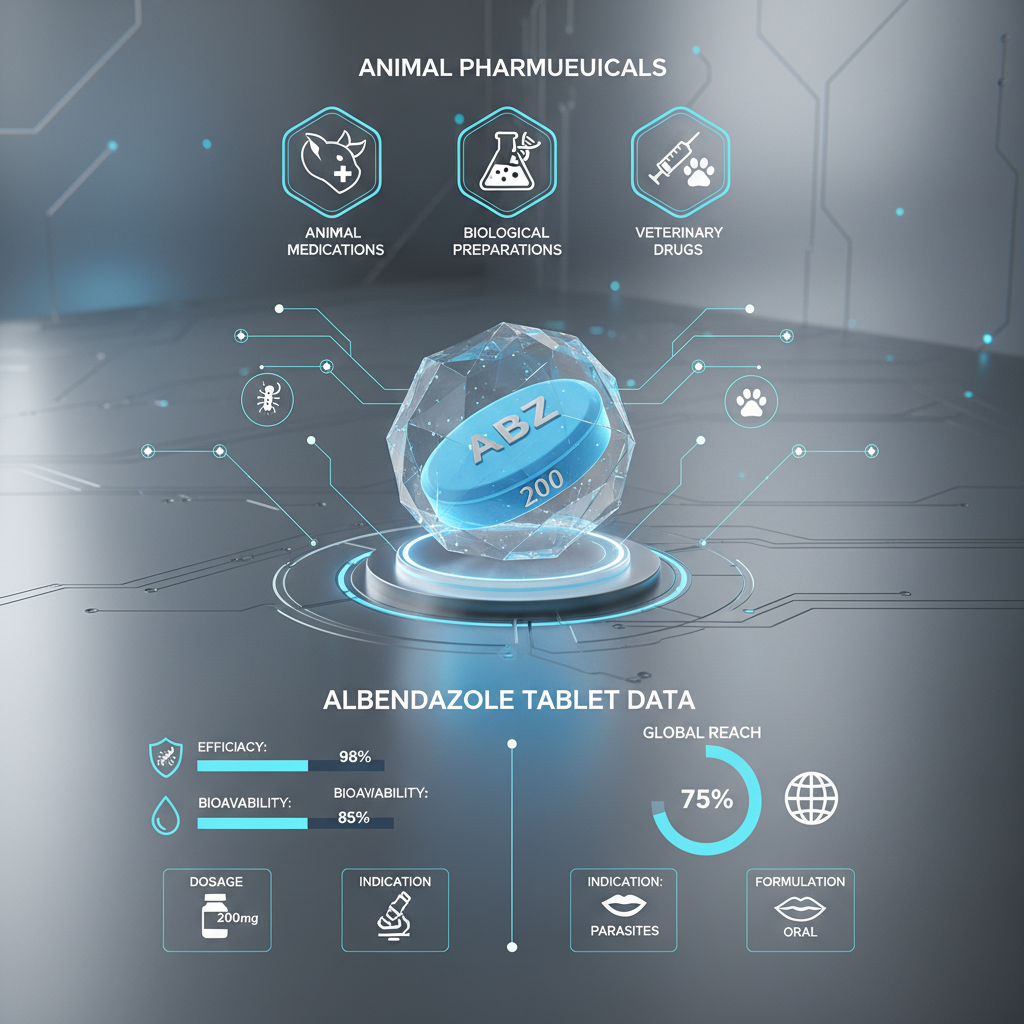 Veterinary Anthelmintic Use of abz albendazole tablet for Livestock