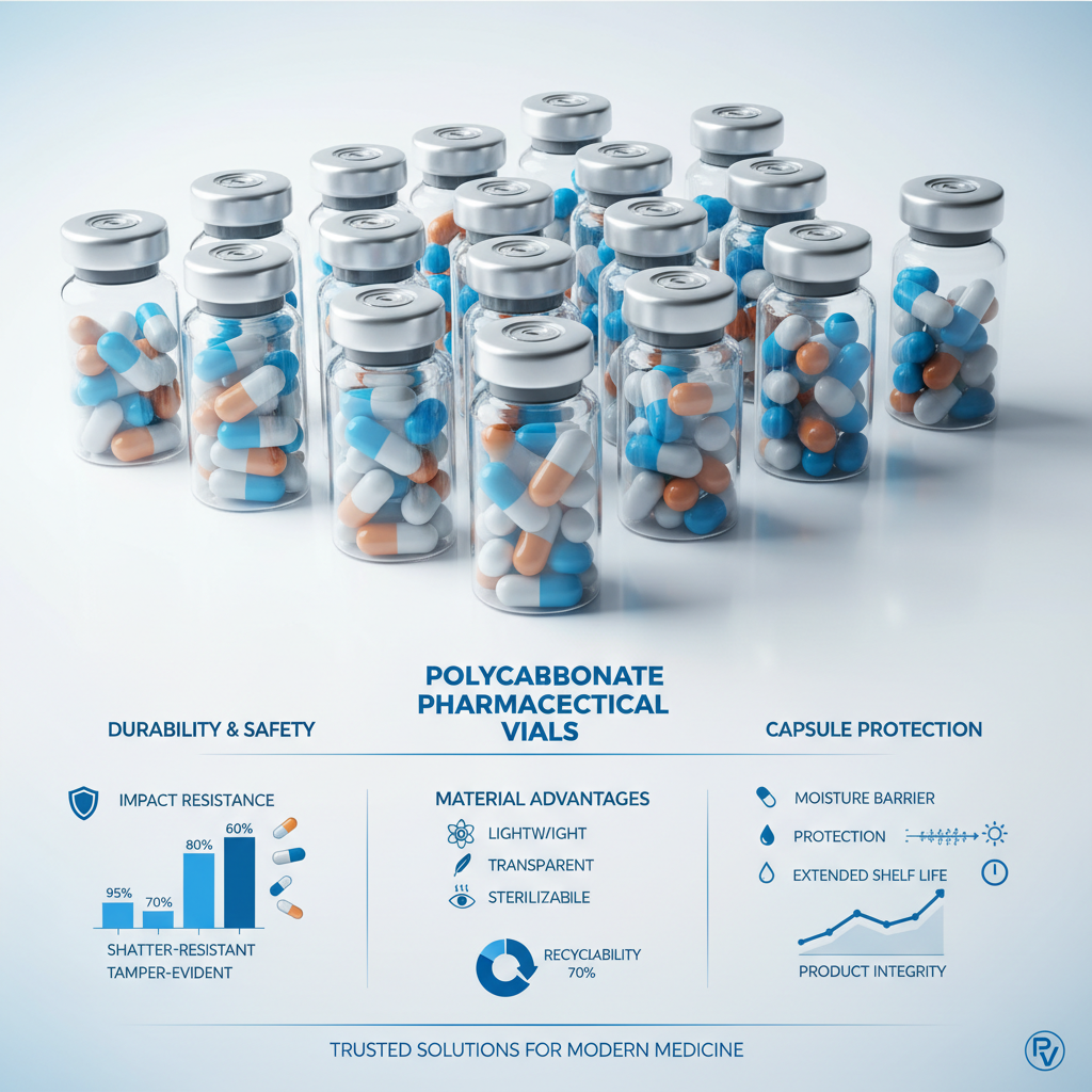 High Performance Polycarbonate Vials for Laboratory Storage