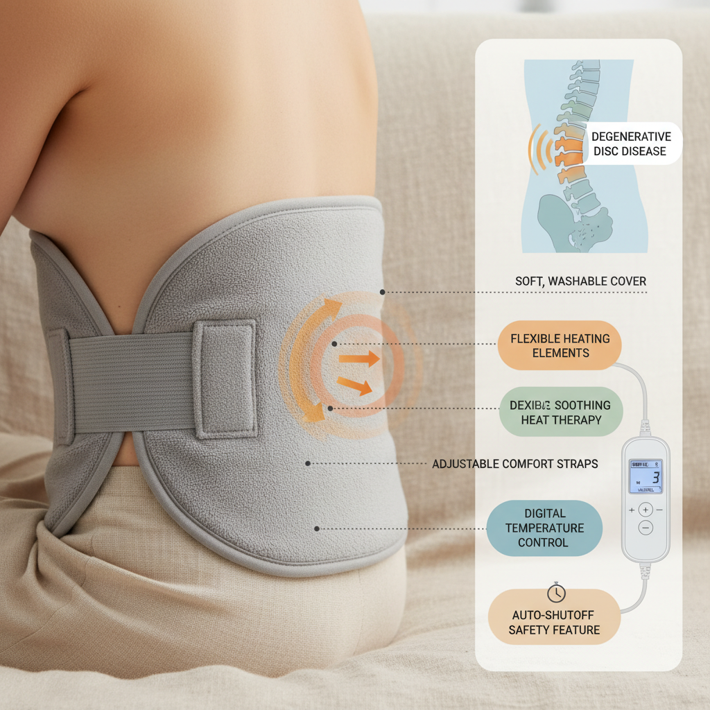 Benefits of Using a Degenerative Disc Disease Heating Pad for Pain