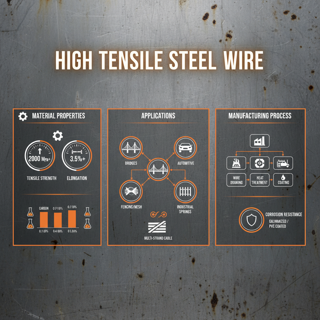 Industrial Applications and Benefits of high tensile steel wire