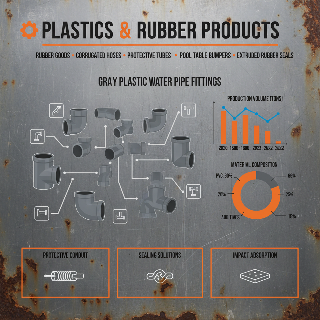 High Performance Gray Plastic Water Pipe Fittings for Infrastructure