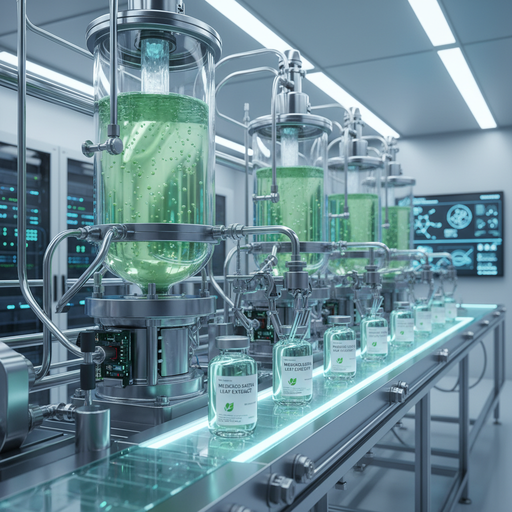 Benefits and Applications of Medicago Sativa Leaf Extract