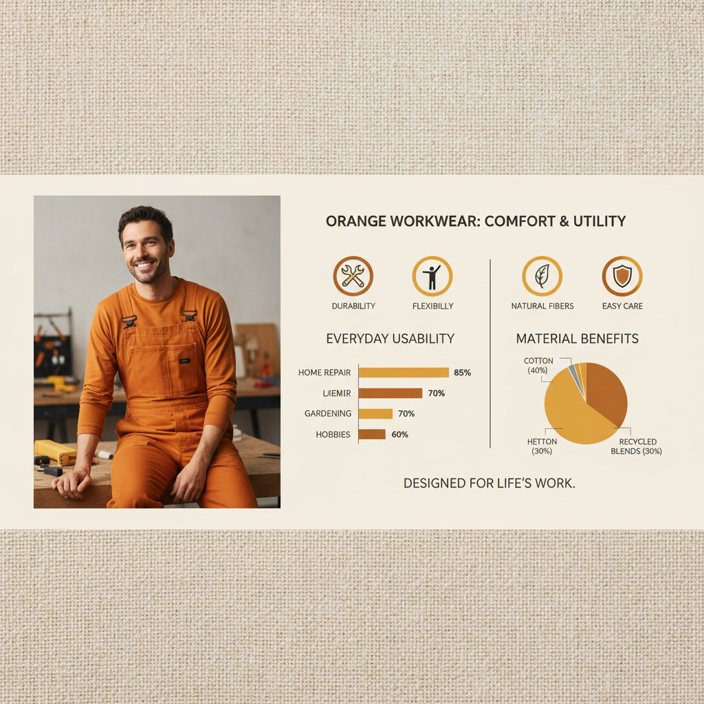 Elite Industrial Orange Workwear Engineering