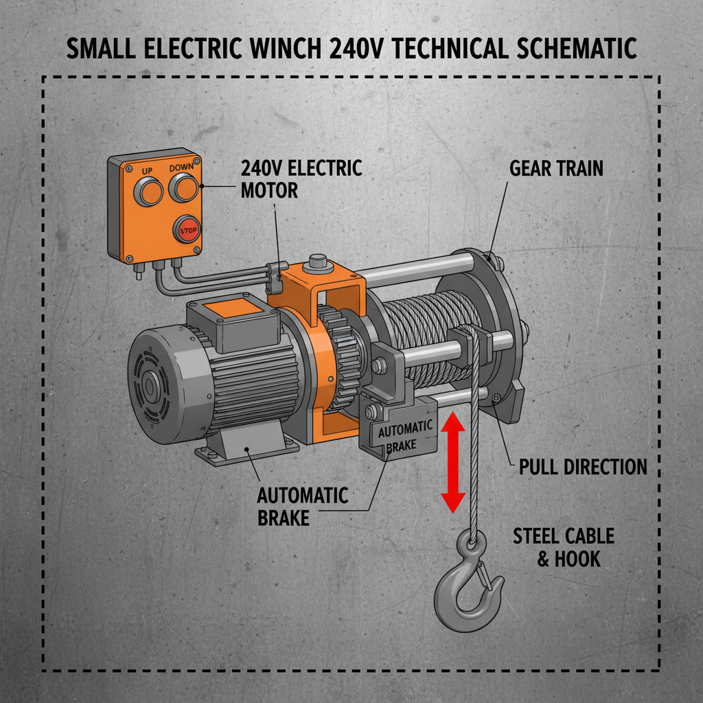 Efficient Lifting Solutions with small electric winch 240v