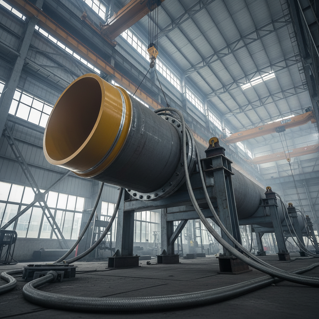 High Performance pu lined pipe for Industrial Slurry Transport