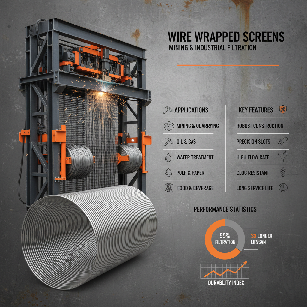 High Efficiency Industrial Filtration using wire wrapped screens