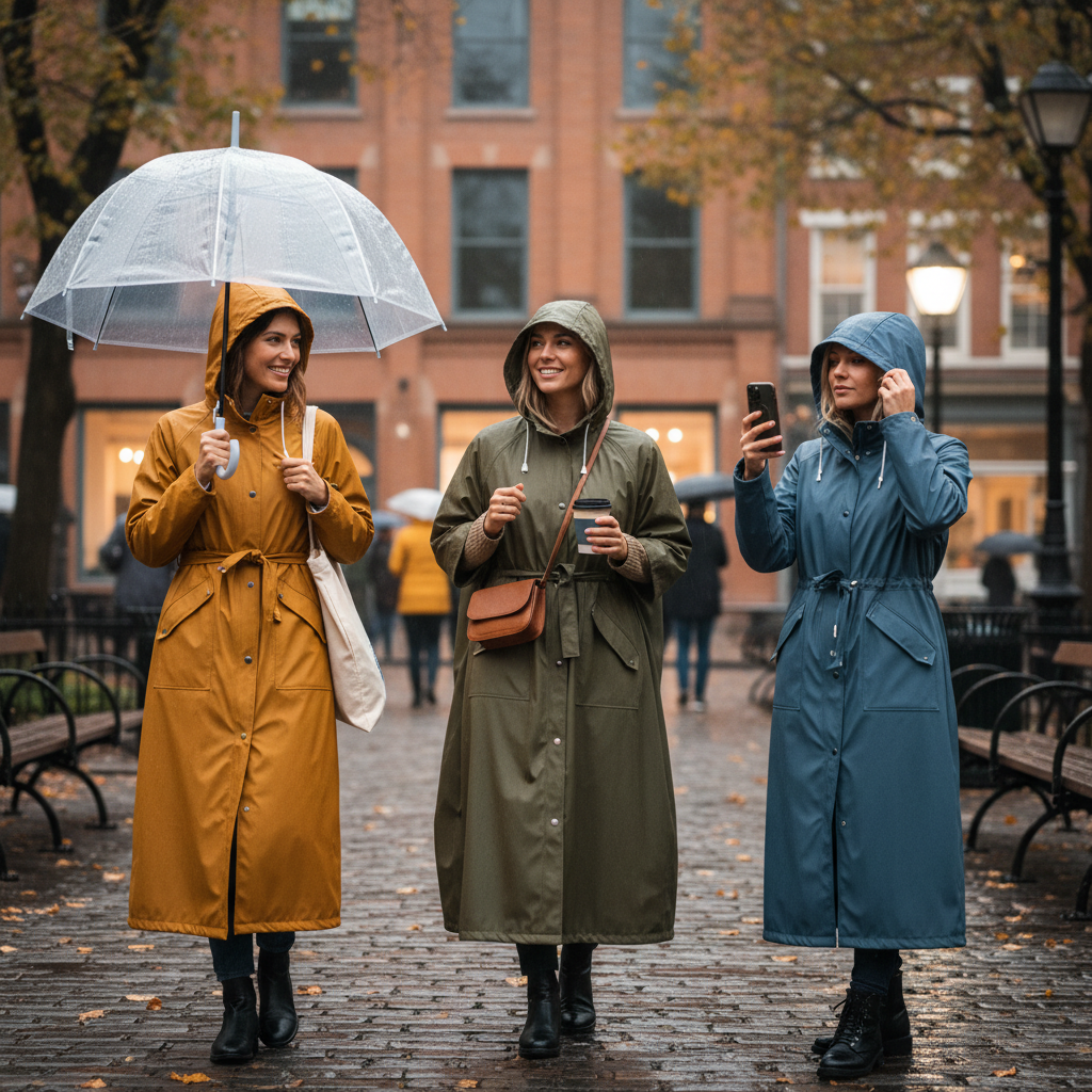 Premium Long Length Raincoats Ladies for Maximum Weather Protection