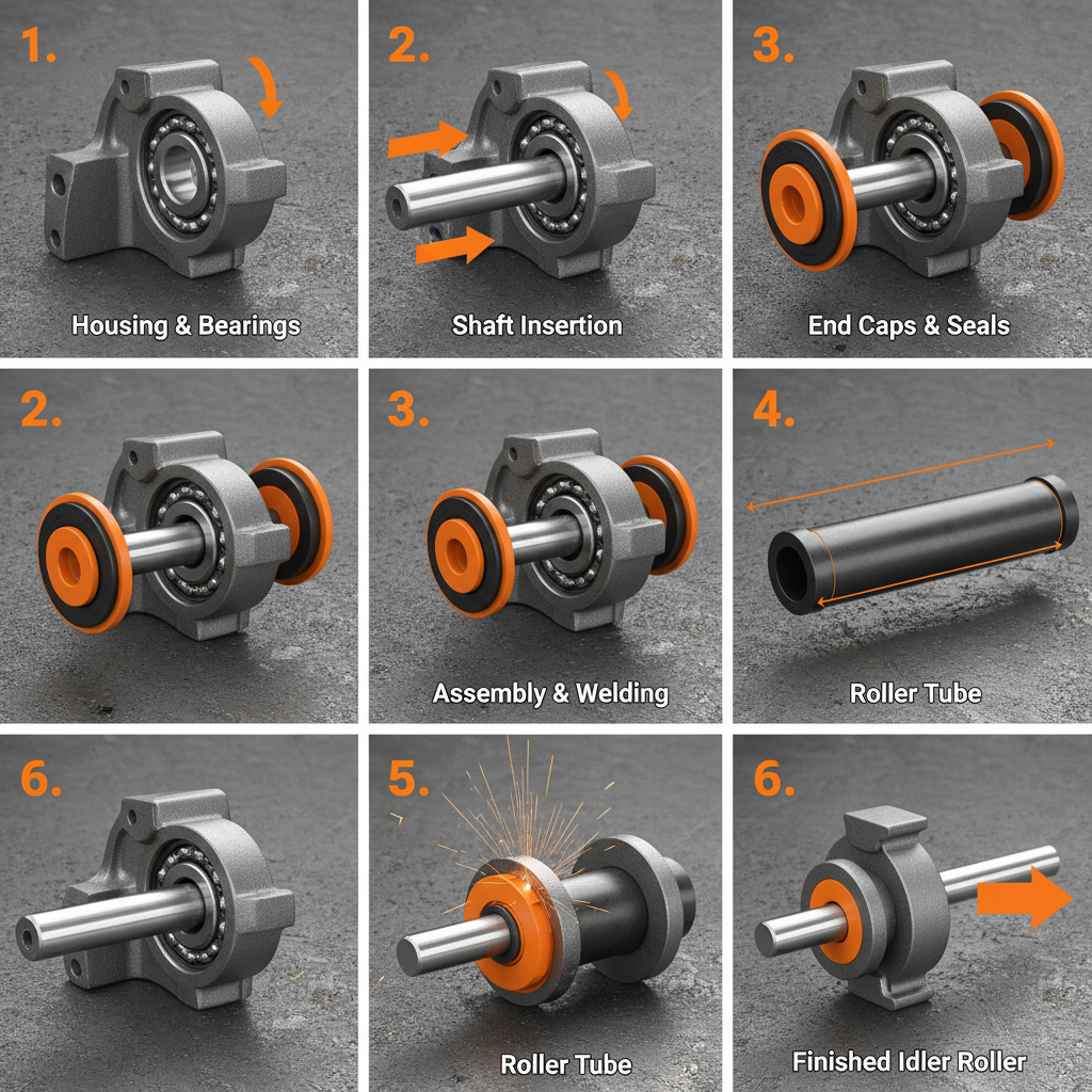 High Performance Idler Roller for Efficient Conveyor Systems