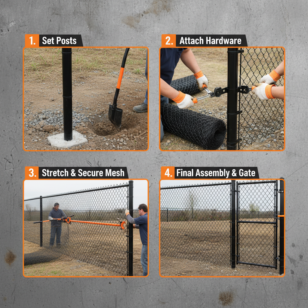 Benefits and Applications of Black Vinyl Chain Link Fence