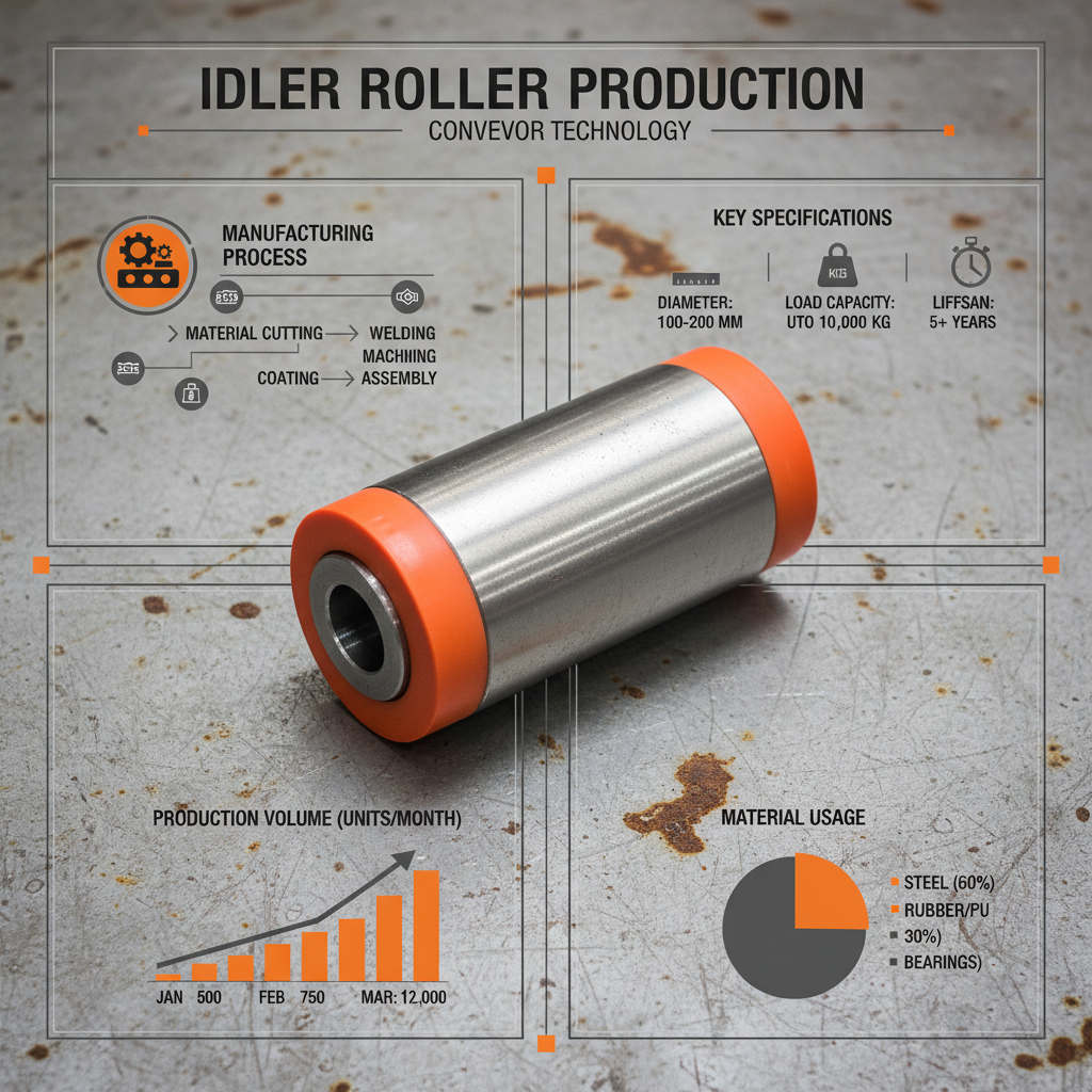 High Performance Idler Roller for Efficient Conveyor Systems